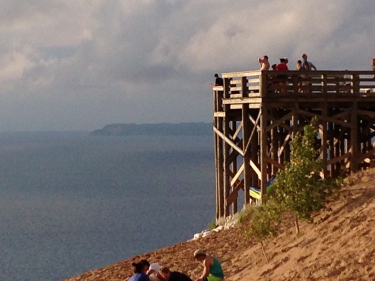 Look out tower, Lake Michigan