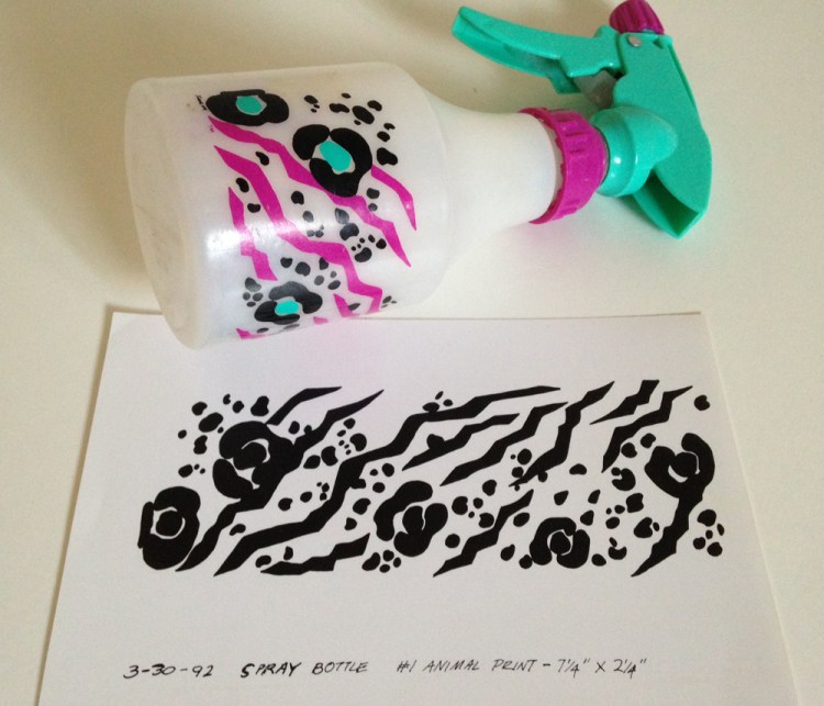 spray bottle, leopard design, Sprayco