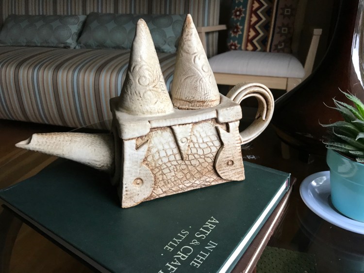 Teapot, Gothic inspiration, by T. meyer-Clark, College work