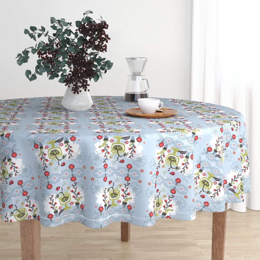 Whimsical repeat pattern